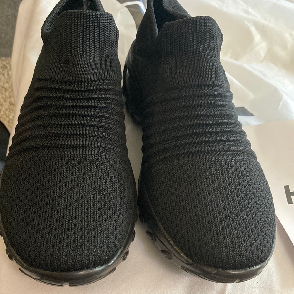 Hyperboost Memory Foam Flex Black Shoes Size 7 - image 3